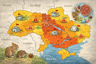 Епідеміологічне районування ензоотичних територій туляремії в Україні: аналіз, ризики та тактика моніторингу